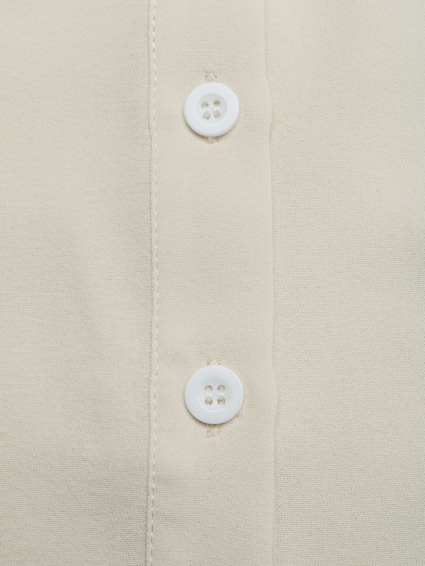 Ruffled Sleeve Casual Solid Color Shirt