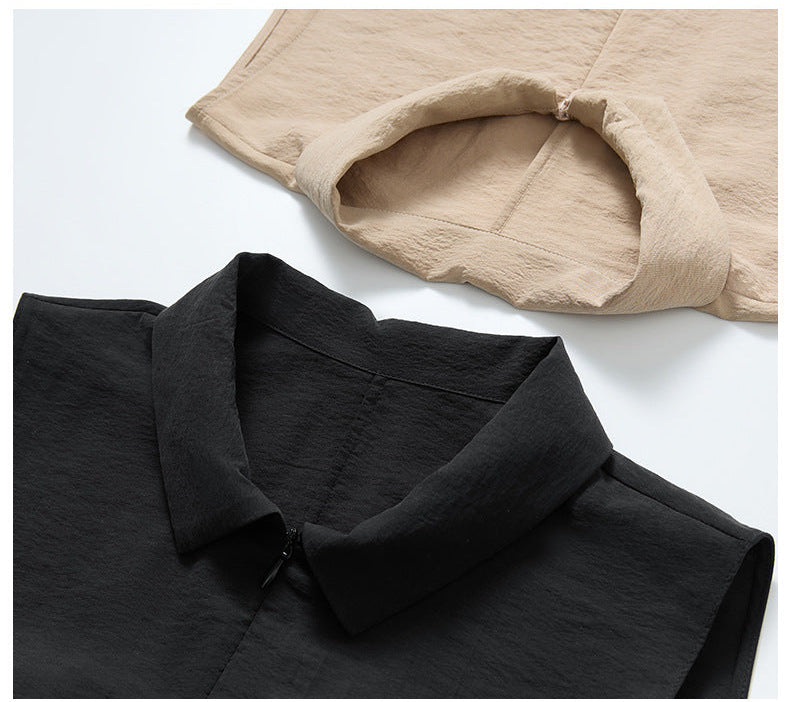 New Loose-Fit Sleeveless Silk Dress